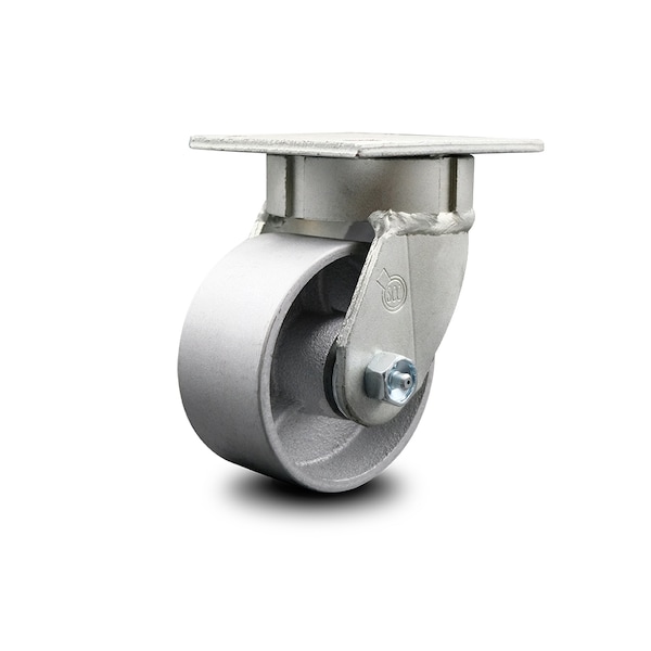 4 Inch Kingpinless Semi Steel Wheel Swivel Top Plate Caster